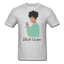 Load image into Gallery viewer, Black Queen T-Shirt (Series) - heather gray