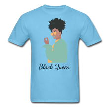 Load image into Gallery viewer, Black Queen T-Shirt (Series) - aquatic blue