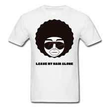 Load image into Gallery viewer, Leave My Hair Alone T-Shirt - white
