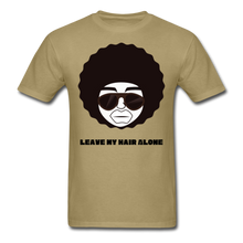 Load image into Gallery viewer, Leave My Hair Alone T-Shirt - khaki
