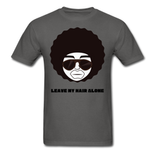 Load image into Gallery viewer, Leave My Hair Alone T-Shirt - charcoal
