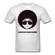 Load image into Gallery viewer, Leave My Hair Alone T-Shirt - light heather gray
