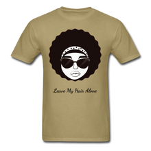 Load image into Gallery viewer, Leave My Hair Alone T-Shirt - khaki

