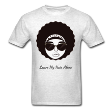 Load image into Gallery viewer, Leave My Hair Alone T-Shirt - light heather gray
