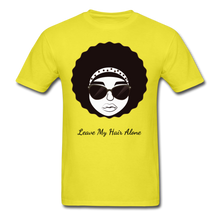 Load image into Gallery viewer, Leave My Hair Alone T-Shirt - yellow
