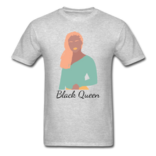 Load image into Gallery viewer, Black Queen T-Shirt - heather gray
