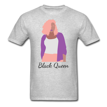 Load image into Gallery viewer, Black Queen T-Shirt (Series) - heather gray
