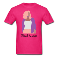 Load image into Gallery viewer, Black Queen T-Shirt (Series) - fuchsia
