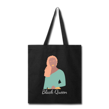 Load image into Gallery viewer, Black Queen Tote Bag - black
