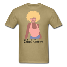 Load image into Gallery viewer, Black Queen T-Shirt (Series) - khaki
