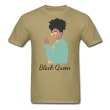 Load image into Gallery viewer, Black Queen T-Shirt (Series) - khaki
