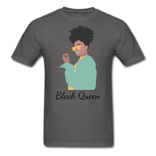 Load image into Gallery viewer, Black Queen T-Shirt (Series) - charcoal
