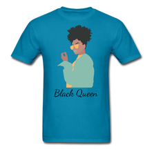 Load image into Gallery viewer, Black Queen T-Shirt (Series) - turquoise
