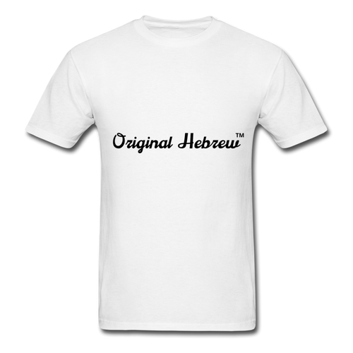 Original Hebrew Unisex Classic T-Shirt - white