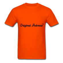 Load image into Gallery viewer, Original Hebrew Unisex Classic T-Shirt - orange
