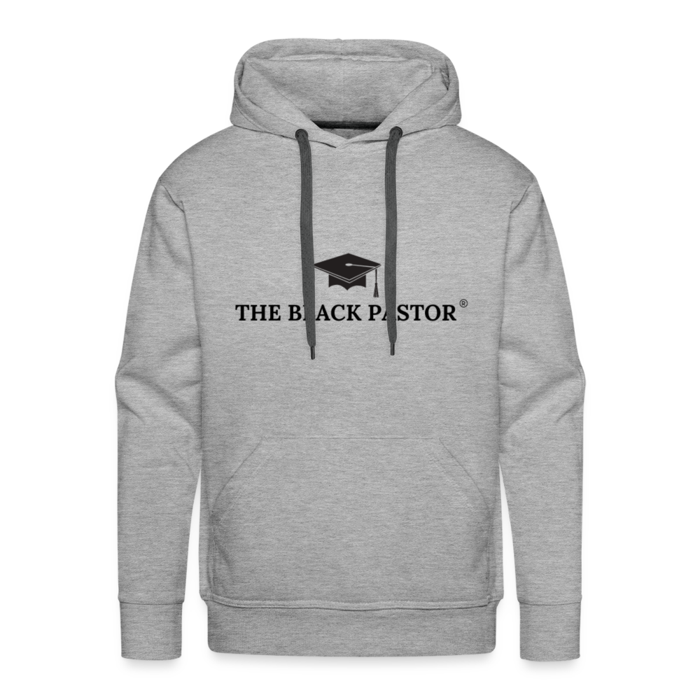 The Black Pastor Men’s Premium Hoodie - heather grey