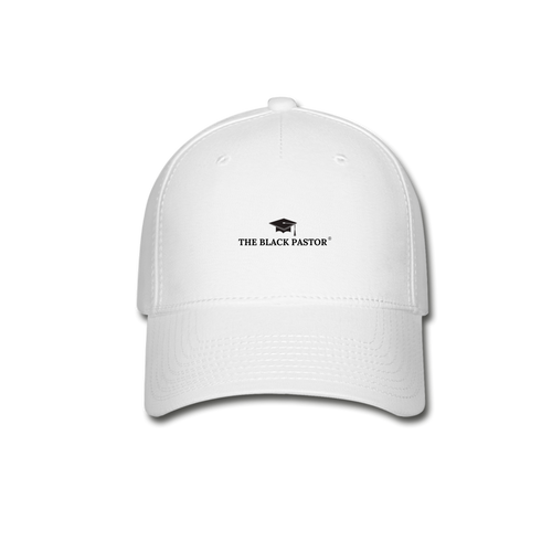 The black Pastor Baseball Cap - white