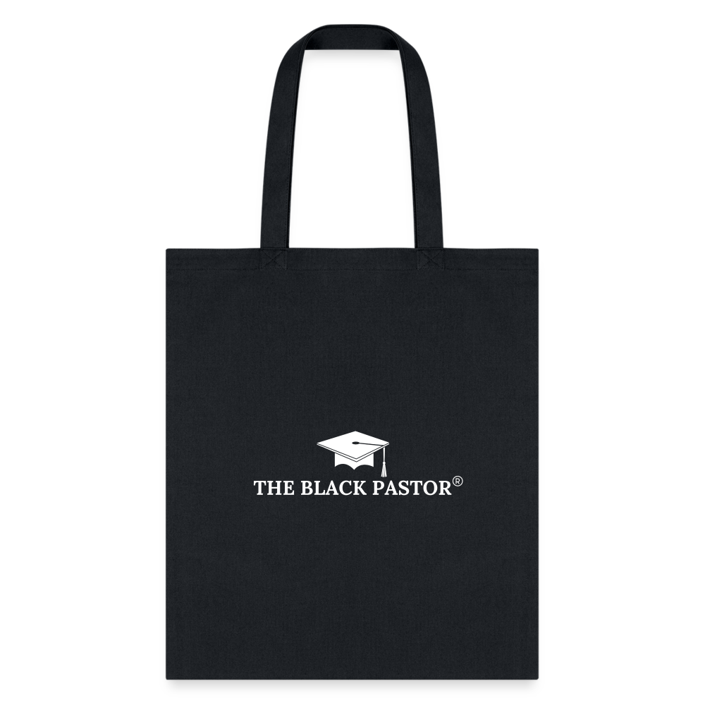 The Black Pastor Tote Bag - black